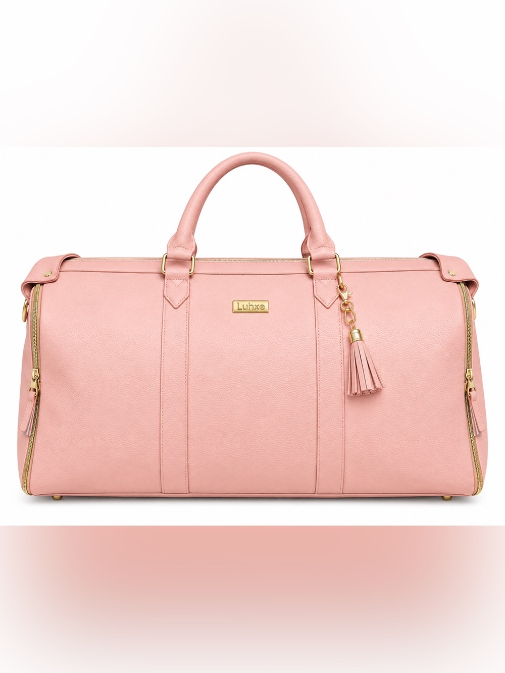 ✨ Luhxe Blush Pink Top Handle Satchel Bag with Tassel - Excellent Condition!